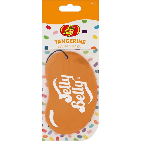 Jelly Belly 2D Hanging Air Freshener - Tangerine