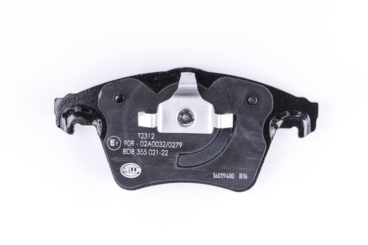 HELLA Brake pad set - T2312 - for e.g. VOLKSWAGEN 8DB355021-221