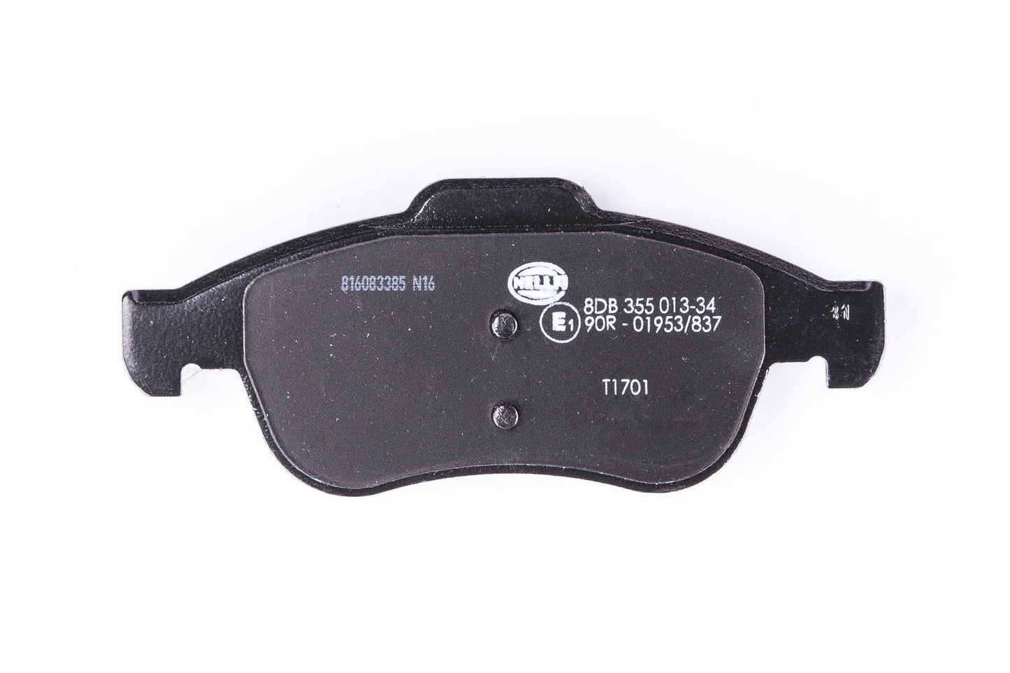 HELLA Brake pad set - T1701 - for e.g. CITROEN / PEUGEOT 8DB355013-341