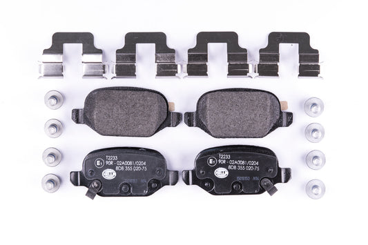 HELLA Brake pad set - T2233 - for e.g. FIAT 8DB355020-751
