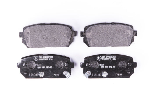 HELLA Brake pad set - T1661 - for e.g. KIA 8DB355012-971