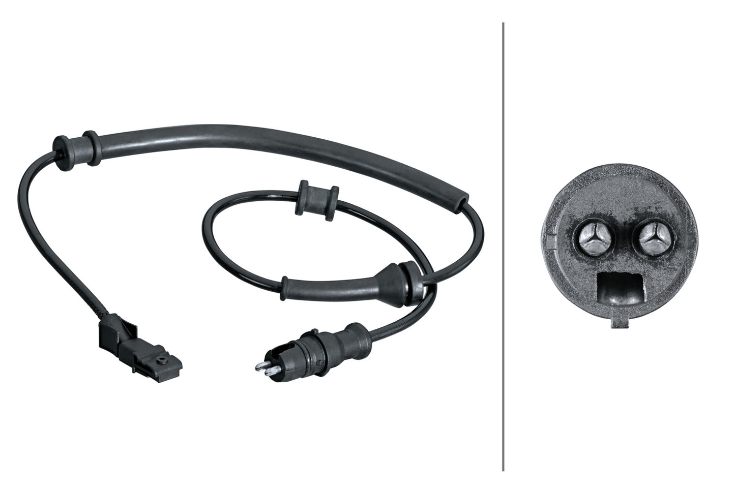 HELLA Sensor, wheel speed - 2-pin connector 6PU358251-031