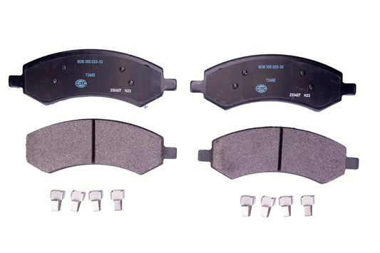 HELLA Brake pad set - T2482 - for e.g. CHRYSLER / DODGE / RAM 8DB355023-331