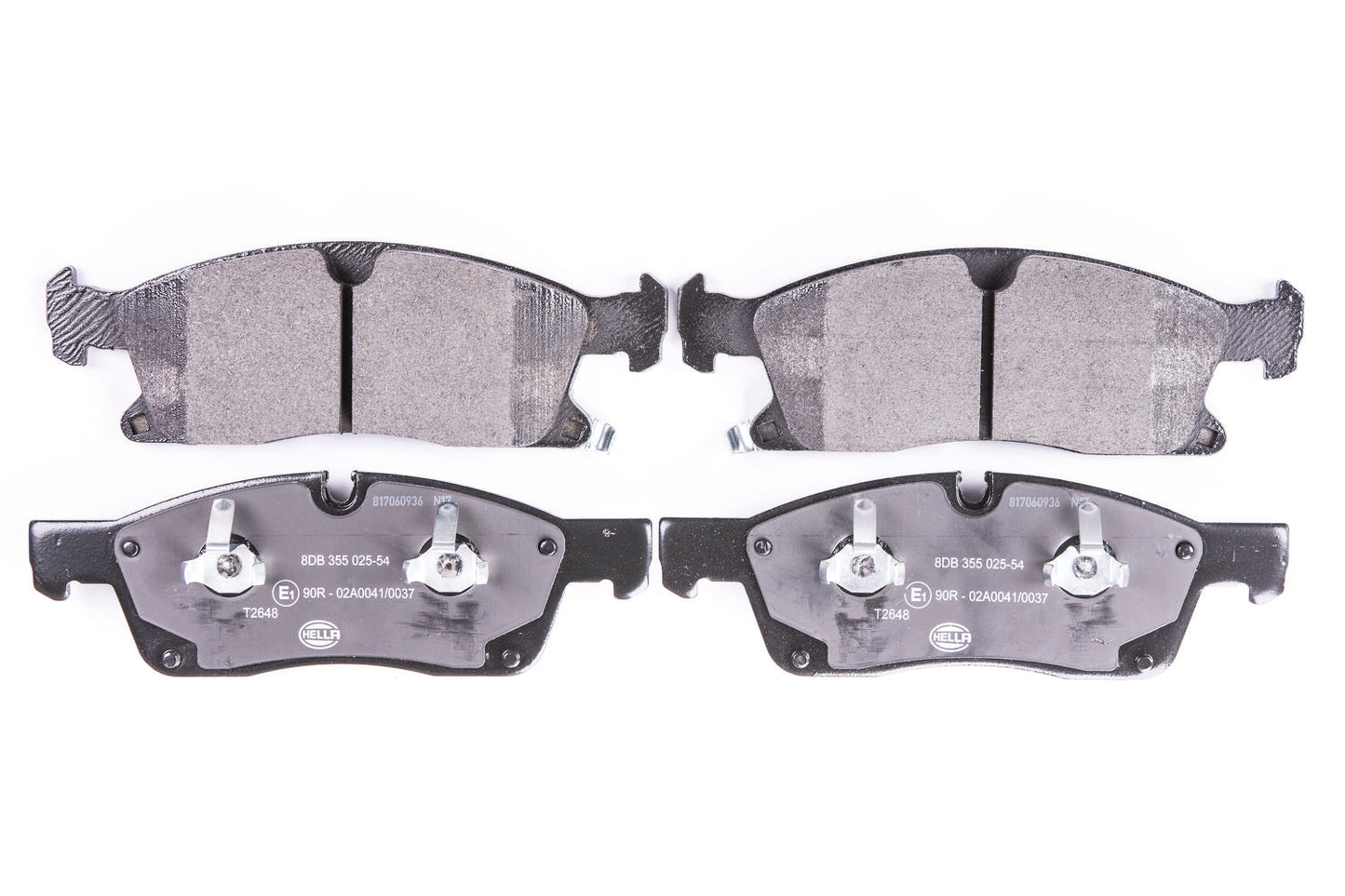 HELLA Brake pad set - T2648 - for e.g. JEEP 8DB355025-541