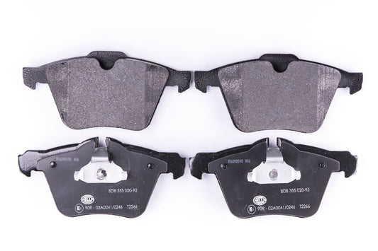 HELLA Brake pad set - T2266 - for e.g. JAGUAR 8DB355020-921