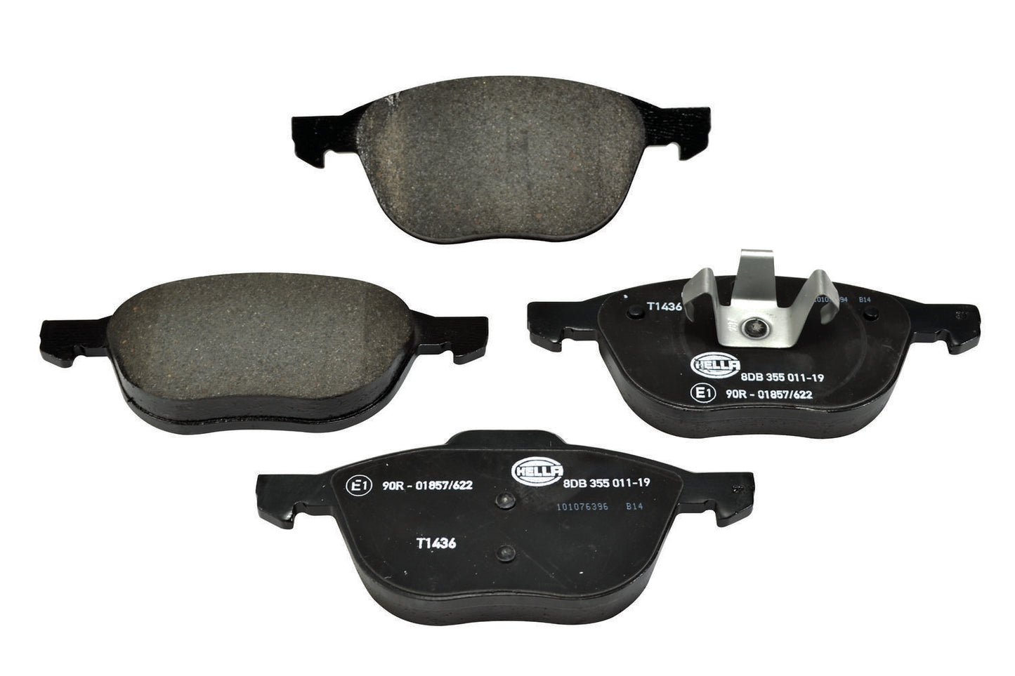 HELLA Brake pad set - T1436 - for e.g. FORD / MAZDA / NISSAN / VOLVO 8DB355011-191