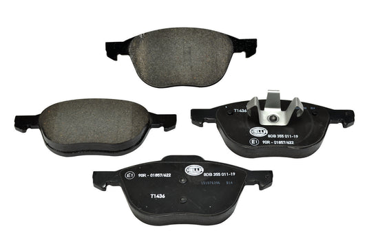 HELLA Brake pad set - T1436 - for e.g. FORD / MAZDA / NISSAN / VOLVO 8DB355011-191