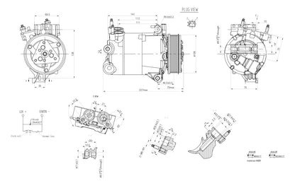 Hella Aircon Compressor 8FK366200-341