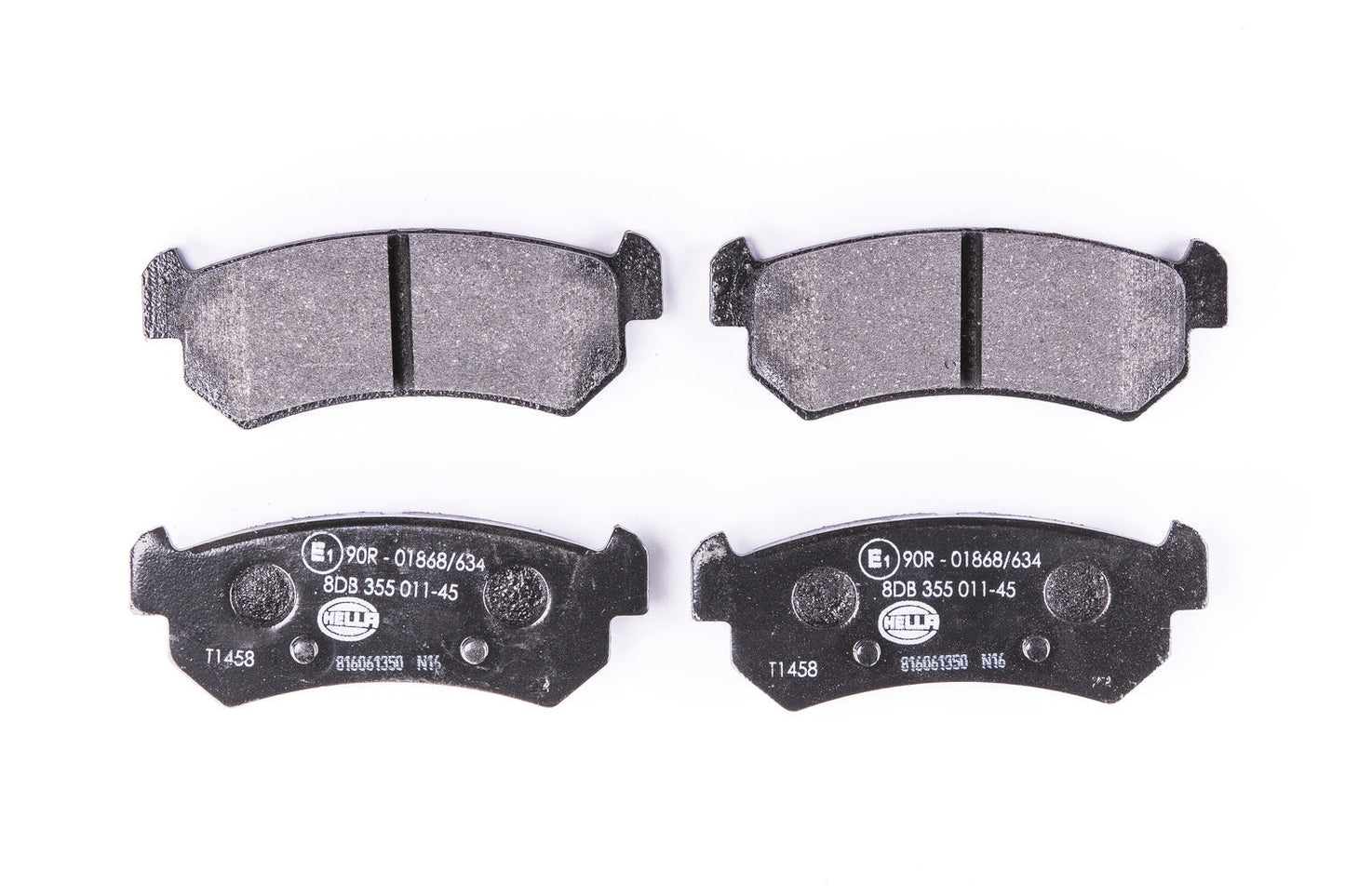HELLA Brake pad set - T1458 - for e.g. CHEVROLET / DAEWOO / HOLDEN 8DB355011-451
