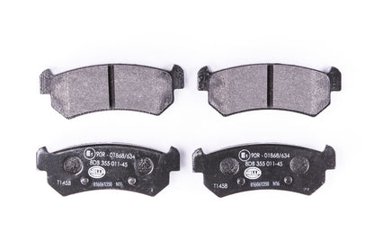 HELLA Brake pad set - T1458 - for e.g. CHEVROLET / DAEWOO / HOLDEN 8DB355011-451