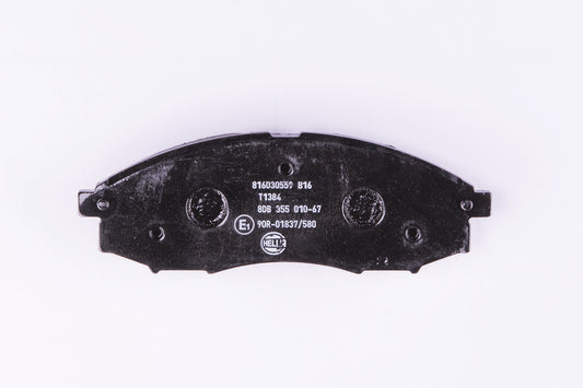 HELLA Brake pad set - T1384 - for e.g. NISSAN 8DB355010-671