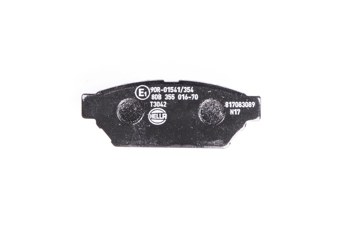 HELLA Brake pad set - T3042 - for e.g. MITSUBISHI / PROTON 8DB355016-701