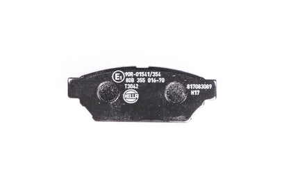 HELLA Brake pad set - T3042 - for e.g. MITSUBISHI / PROTON 8DB355016-701