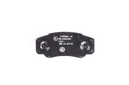 HELLA Brake pad set - T1721 - for e.g. NISSAN 8DB355013-511