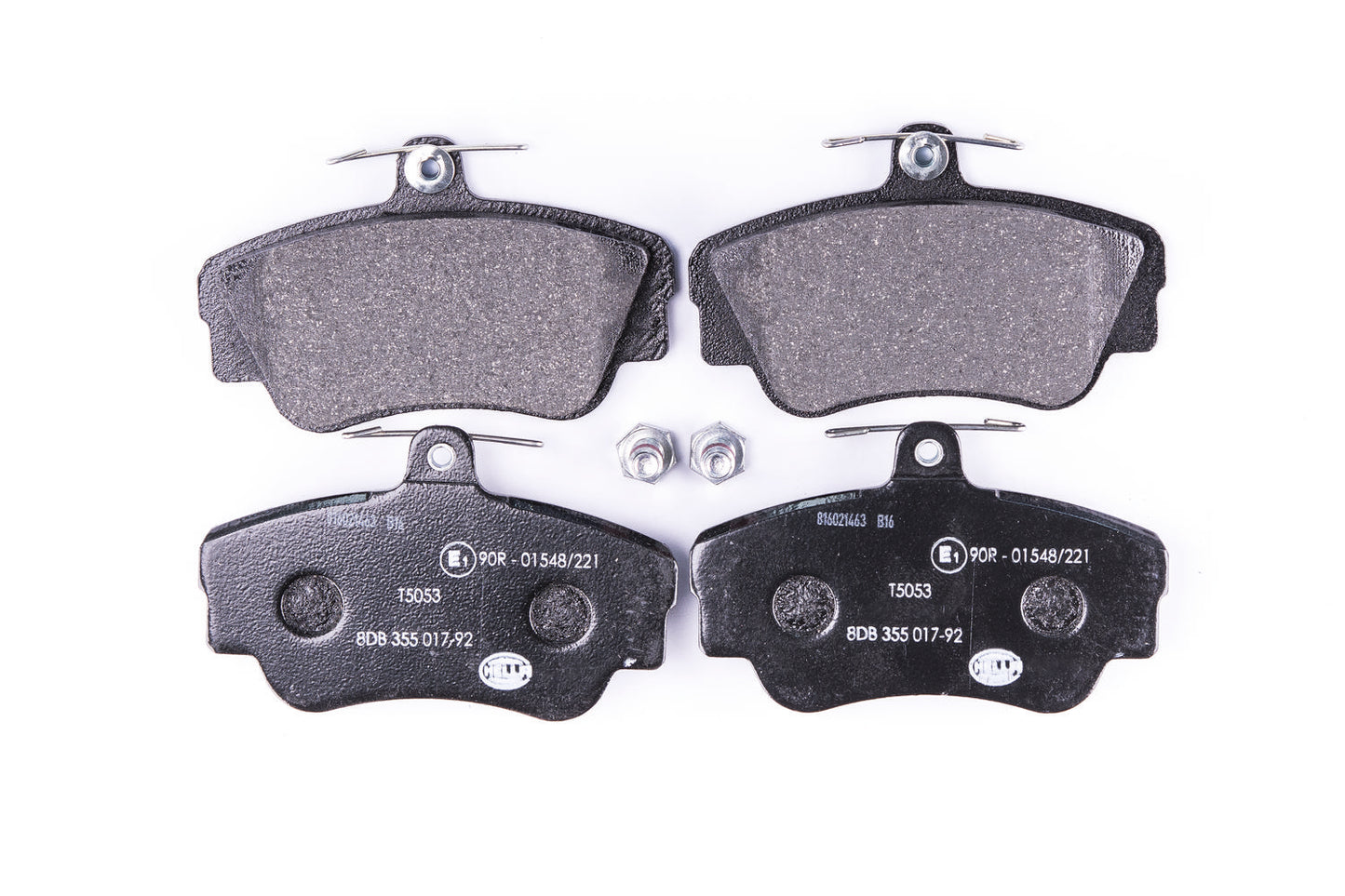 HELLA Brake pad set - T5053 - for e.g. VOLVO 8DB355017-921