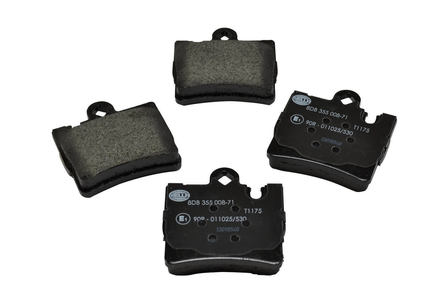 HELLA Brake pad set - T1175 - for e.g. MERCEDES-BENZ 8DB355008-711