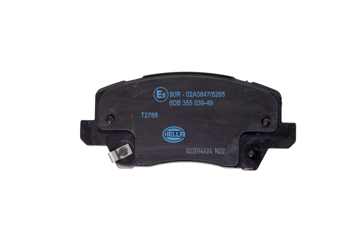 HELLA Brake pad set - T2766 - for e.g. KIA 8DB355039-491