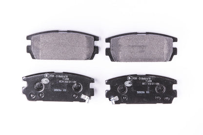 HELLA Brake pad set - T1498 - for e.g. HAWTAI MOTOR / HYUNDAI 8DB355011-841