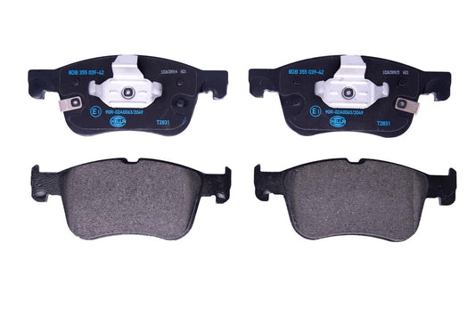 HELLA Brake pad set - T2831 - for e.g. FORD 8DB355039-421