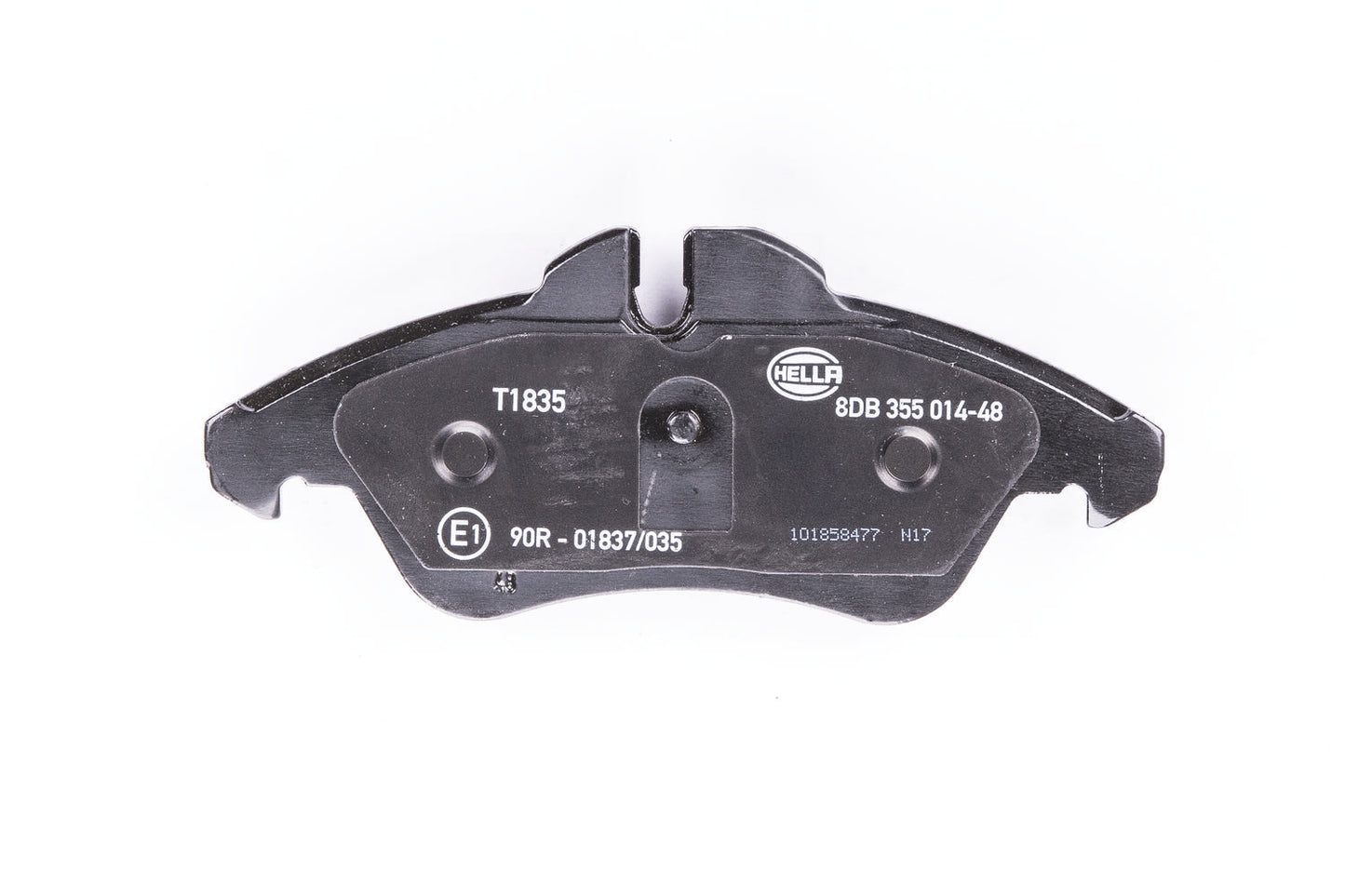 HELLA Brake pad set - T1835 - for e.g. DODGE / FREIGHTLINER / MERCEDES-BENZ /VW 8DB355014-481