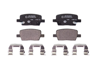 HELLA Brake pad set - T2700 - for e.g. CHEVROLET 8DB355039-081