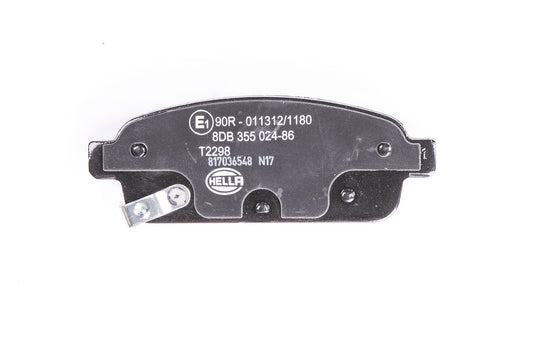 HELLA Brake pad set - T2298 - for e.g. HOLDEN / OPEL / VAUXHALL 8DB355024-861