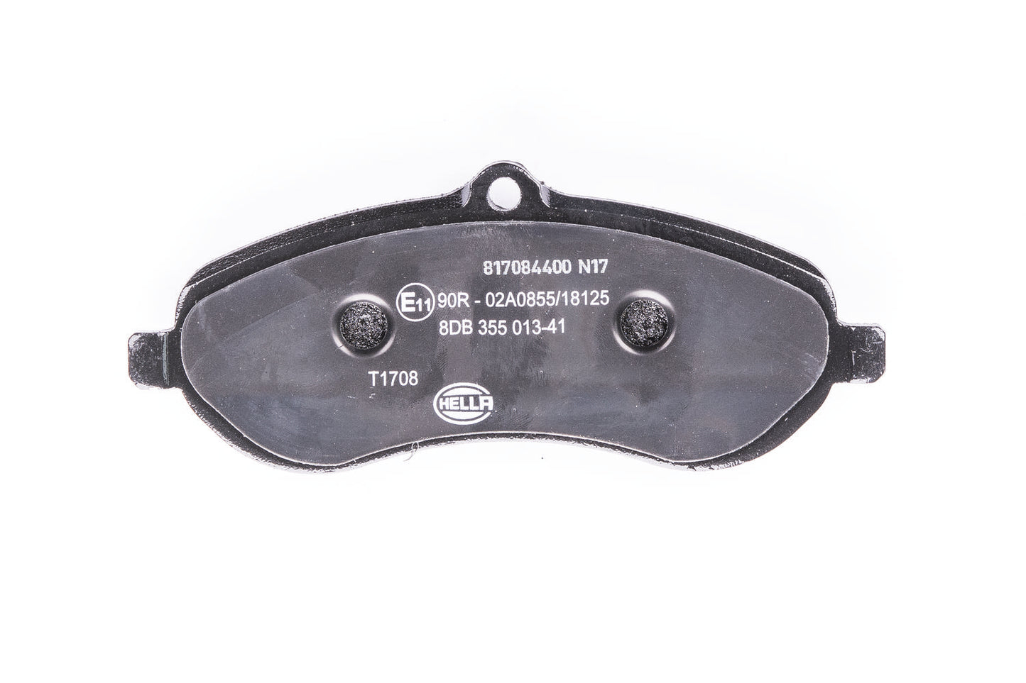 HELLA Brake pad set - T1708 - for e.g. CITROEN / FIAT / PEUGEOT / TOYOTA 8DB355013-411