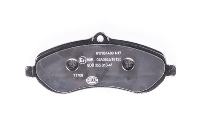 HELLA Brake pad set - T1708 - for e.g. CITROEN / FIAT / PEUGEOT / TOYOTA 8DB355013-411