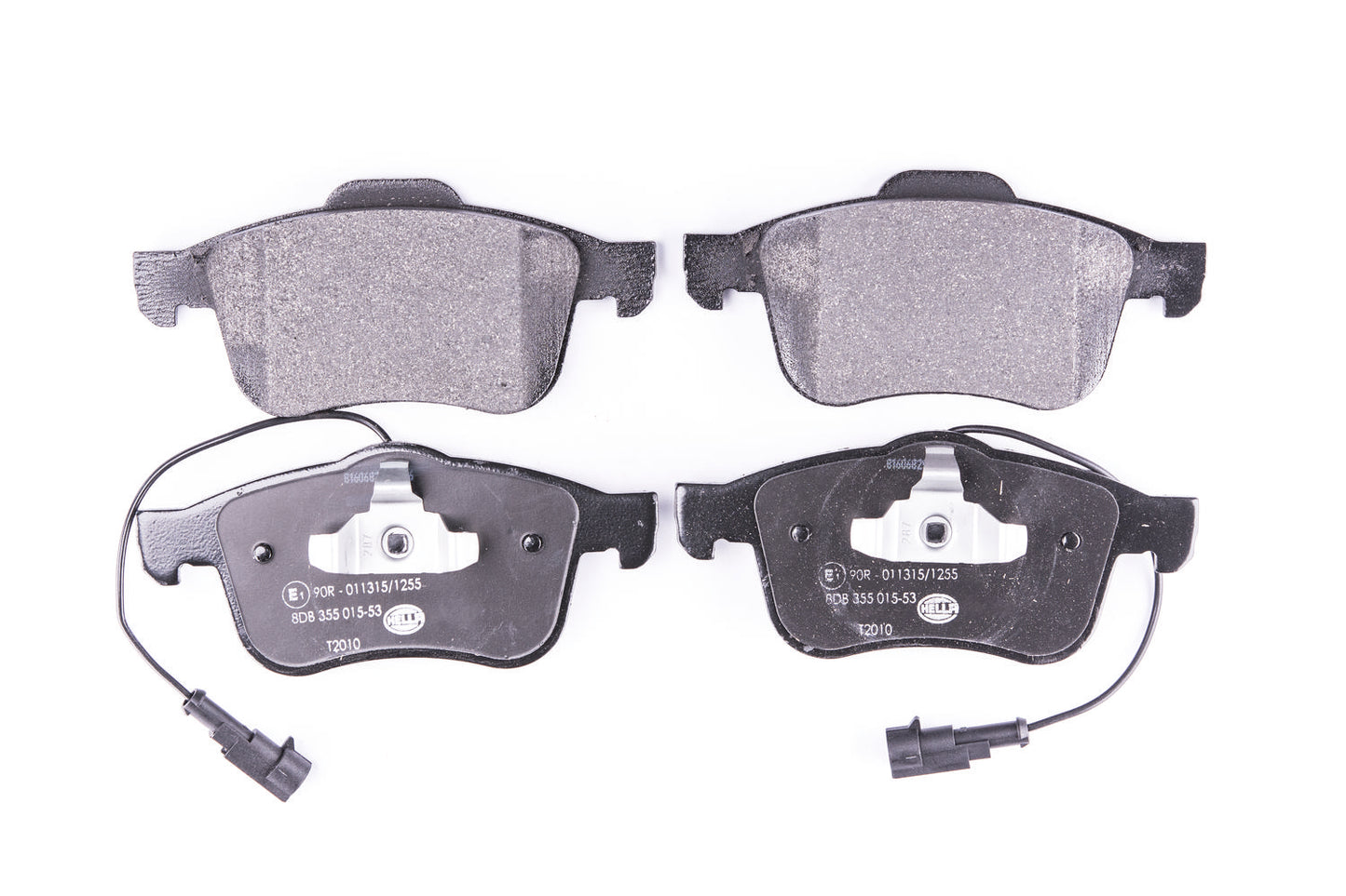 HELLA Brake pad set - T2010 - for e.g. ALFA ROMEO / DODGE 8DB355015-531