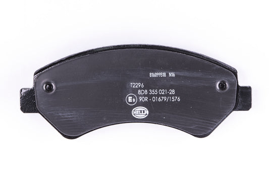 HELLA Brake pad set - T2296 - for e.g. CITROEN / FIAT / PEUGEOT 8DB355021-281