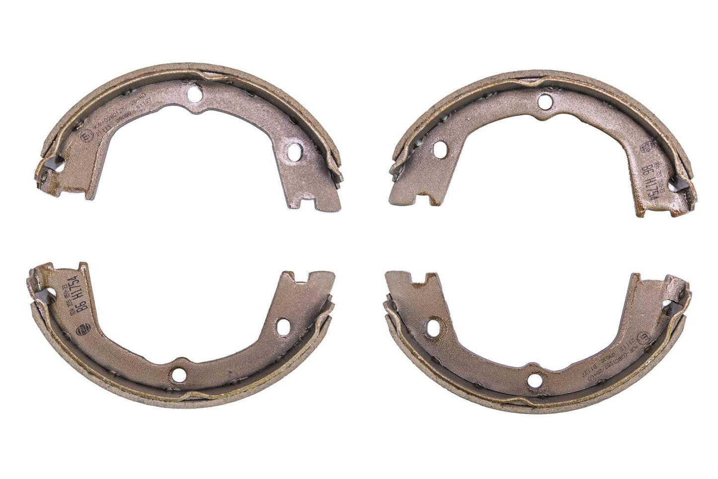 HELLA Brake Shoe Set, parking brake - H1754 - for e.g. IVECO 8DA355050-231