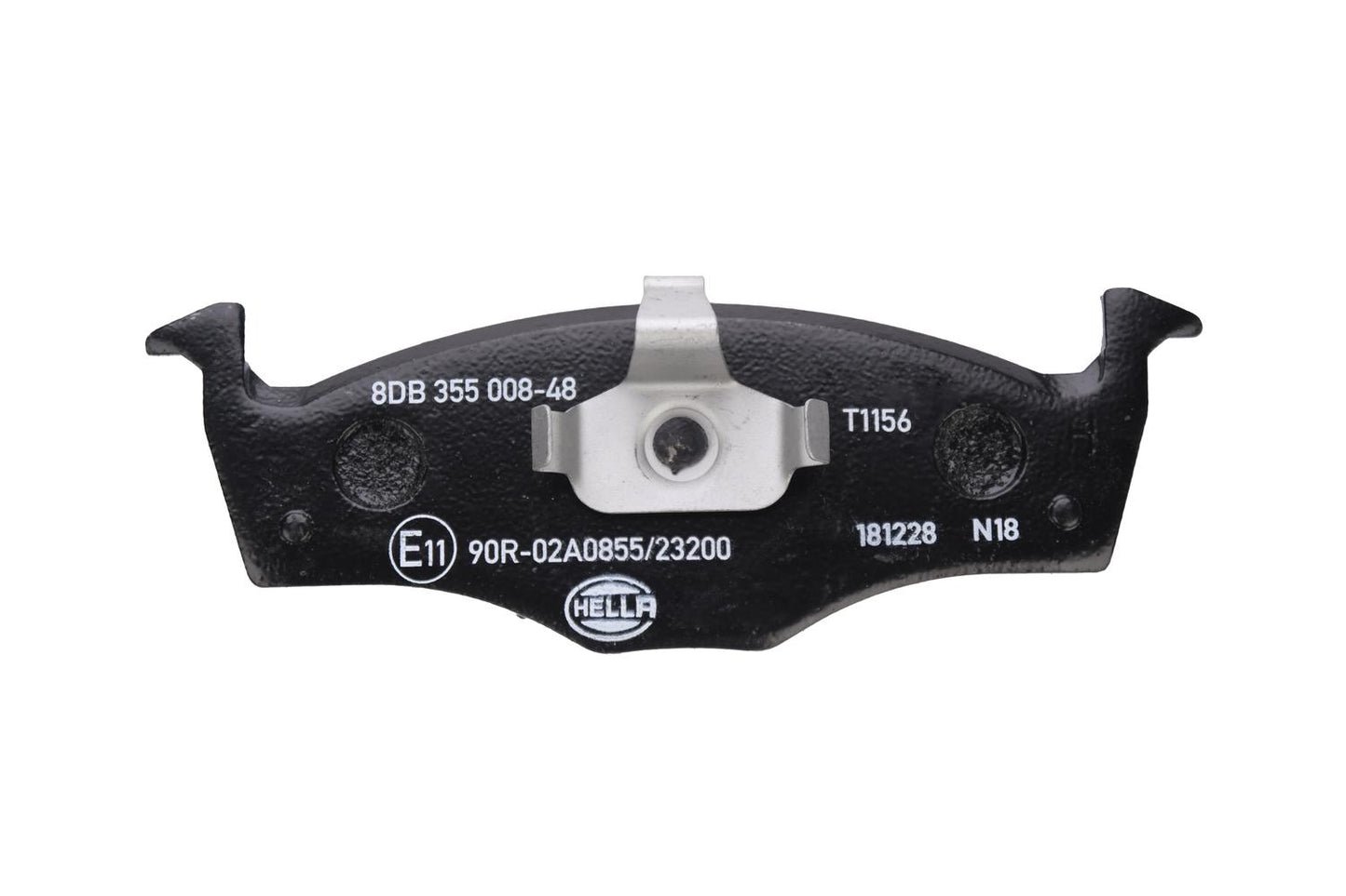 HELLA Brake pad set - T1156 - for e.g. VOLKSWAGEN 8DB355008-481