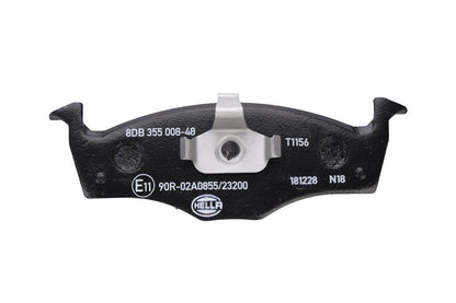 HELLA Brake pad set - T1156 - for e.g. VOLKSWAGEN 8DB355008-481