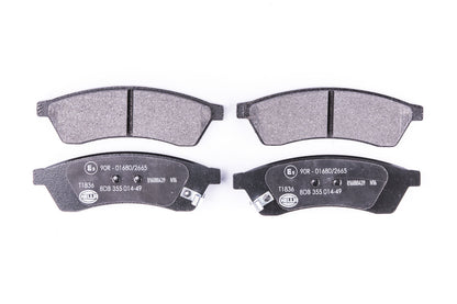 HELLA Brake pad set - T1836 - for e.g. CHEVROLET / DAEWOO / HOLDEN 8DB355014-491