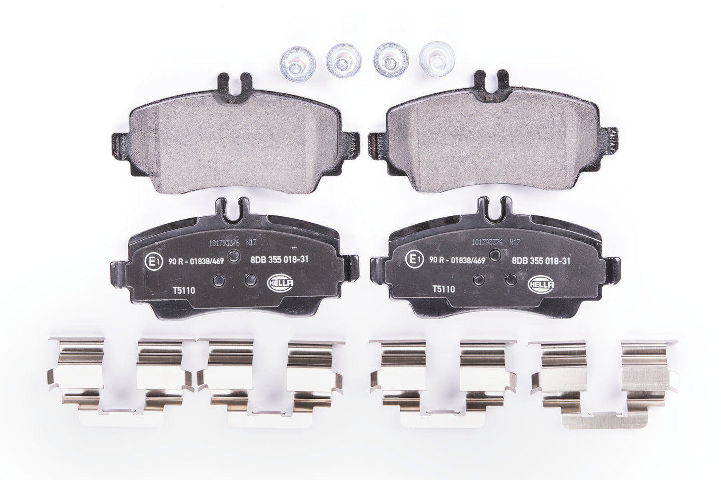 HELLA Brake pad set - T5110 - for e.g. MERCEDES-BENZ 8DB355018-311