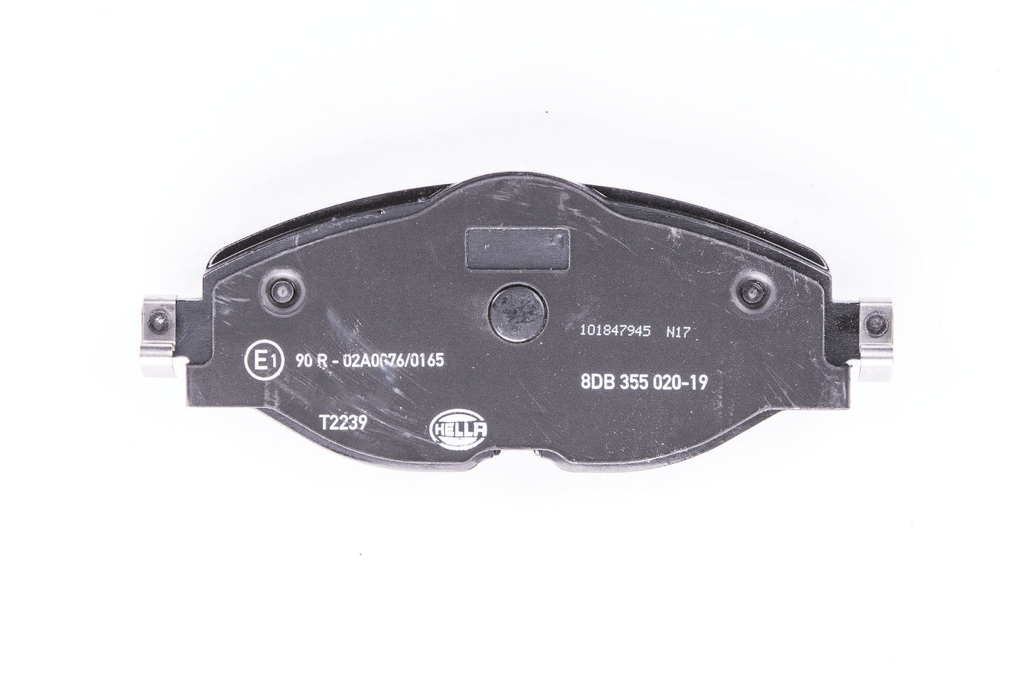 HELLA Brake pad set - T2239 - for e.g. AUDI / SEAT / SKODA / VOLKSWAGEN 8DB355020-191