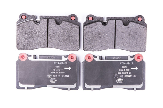 HELLA Brake pad set - T2071 - for e.g. ASTON MARTIN 8DB355015-891