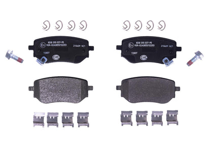 HELLA Brake pad set - T2807 - for e.g. MERCEDES-BENZ 8DB355037-951