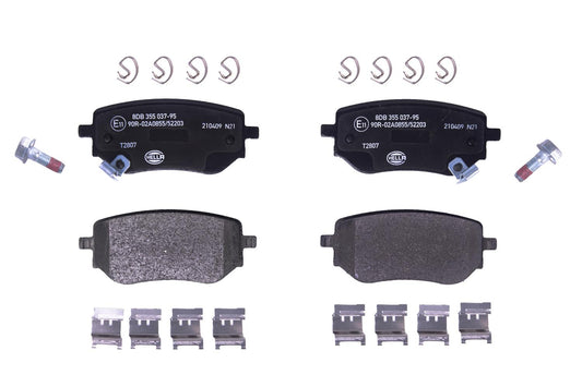 HELLA Brake pad set - T2807 - for e.g. MERCEDES-BENZ 8DB355037-951