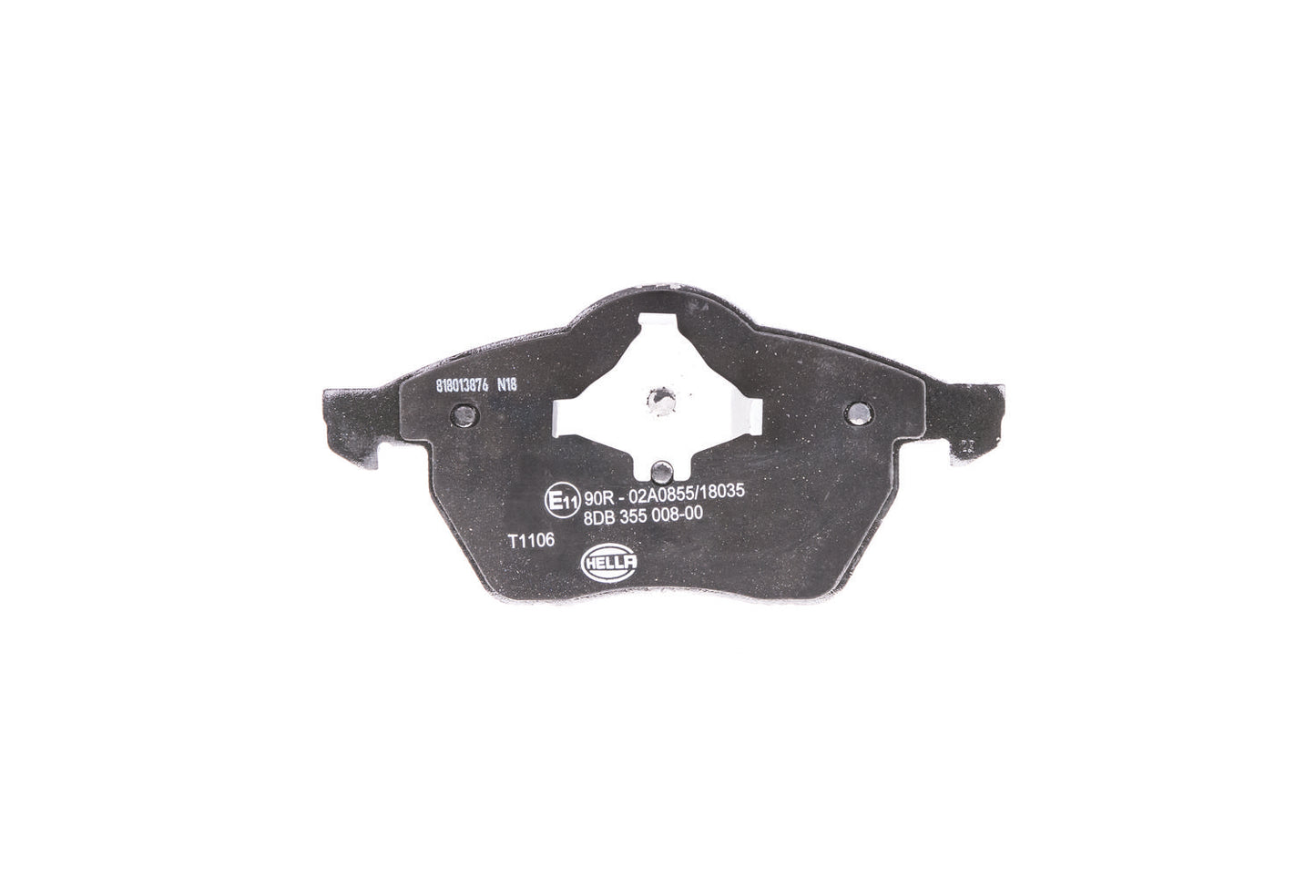 HELLA Brake pad set - T1106 - for e.g. FORD / SEAT / VOLKSWAGEN 8DB355008-001