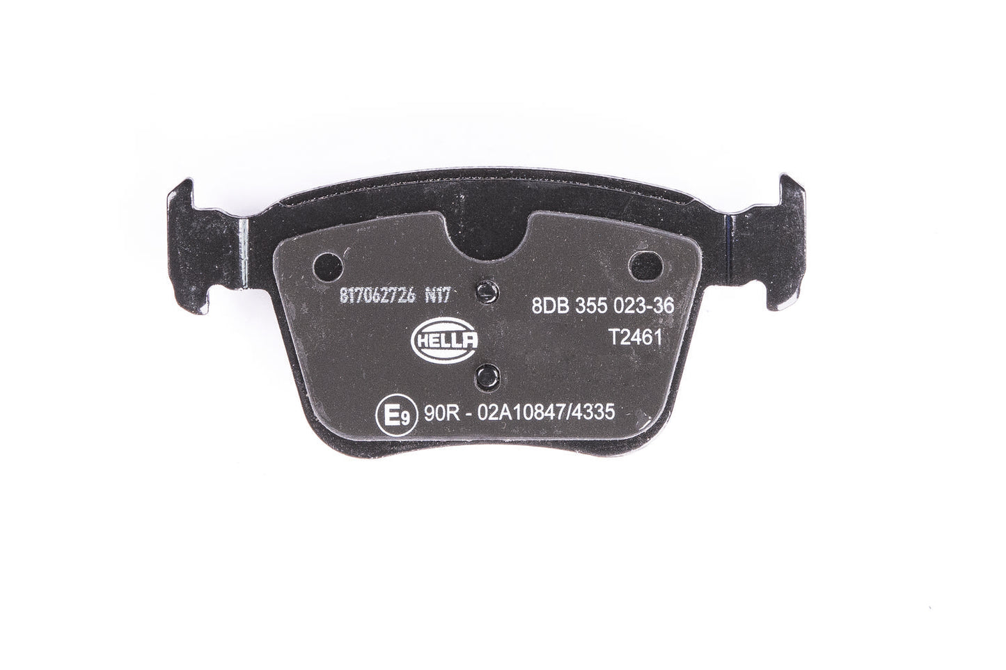 HELLA Brake pad set - T2461 - for e.g. JAGUAR / LAND ROVER / VOLVO / VOLVO ASIA 8DB355023-361