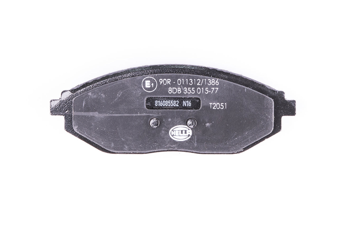 HELLA Brake pad set - T2051 - for e.g. CHEVROLET / HOLDEN / TOYOTA 8DB355015-771