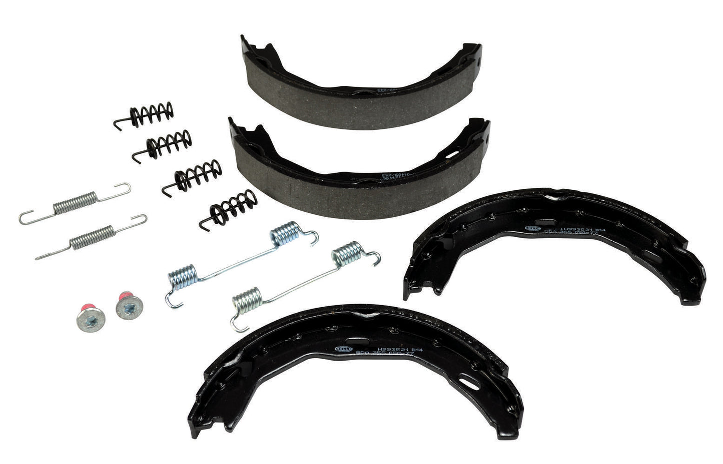 HELLA Brake Shoe Set, parking brake - H9935 - for e.g. MERCEDES-BENZ 8DA355050-771