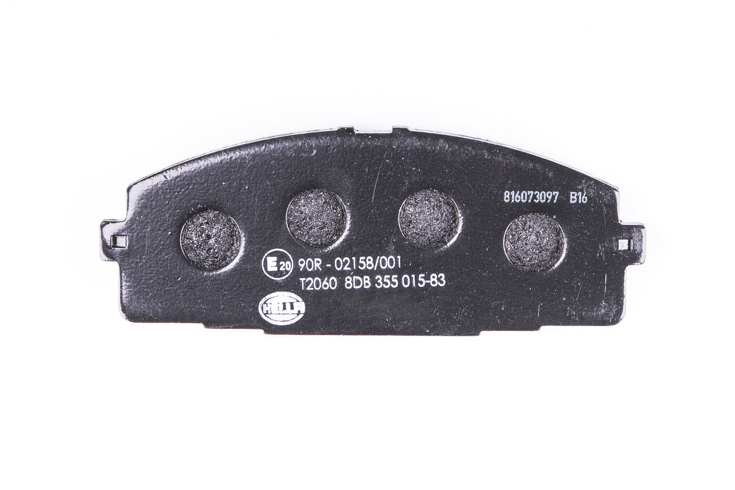 HELLA Brake pad set - T2060 - for e.g. TOYOTA 8DB355015-831