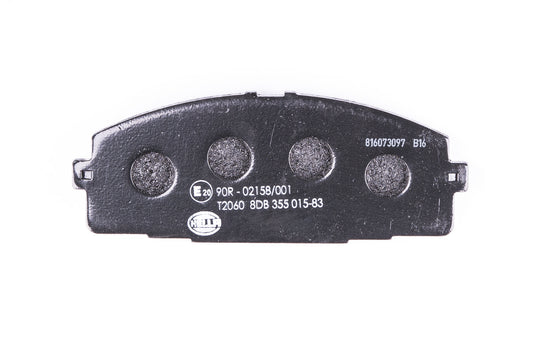 HELLA Brake pad set - T2060 - for e.g. TOYOTA 8DB355015-831