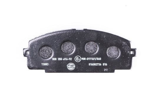 HELLA Brake pad set - T3083 - for e.g. TOYOTA 8DB355016-921