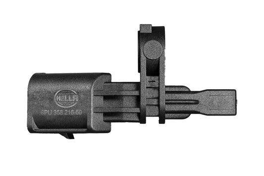 HELLA Sensor, wheel speed - 2-pin connector - Front Axle 6PU358216-501
