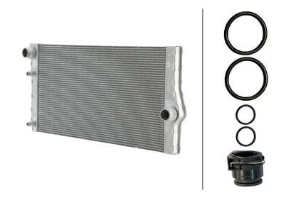Hella Engine Coolant Radiator 8MK366301-811