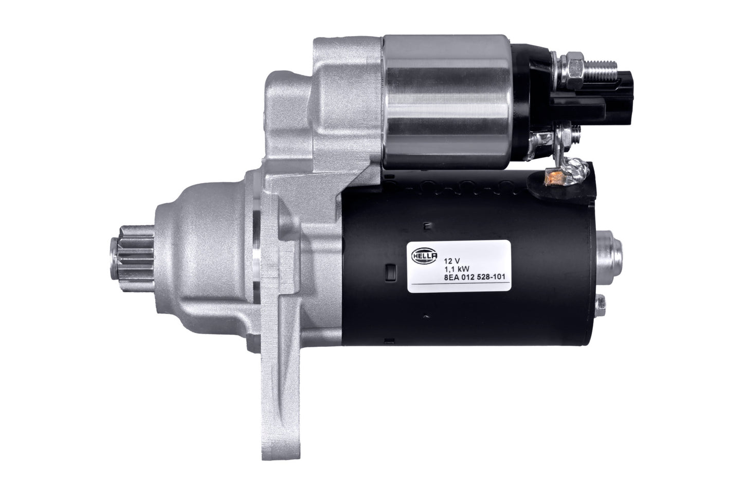 HELLA Starter - 12V - 1.1kW - for e.g. VW Golf VI (5K1) 8EA012528-101