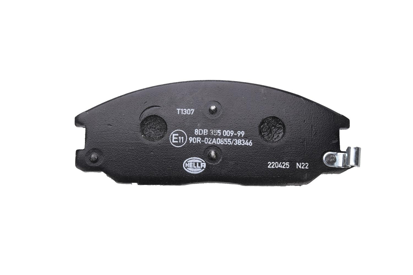 HELLA Brake pad set - T1307 - for e.g. DAEWOO / HYUNDAI / SSANGYONG 8DB355009-991